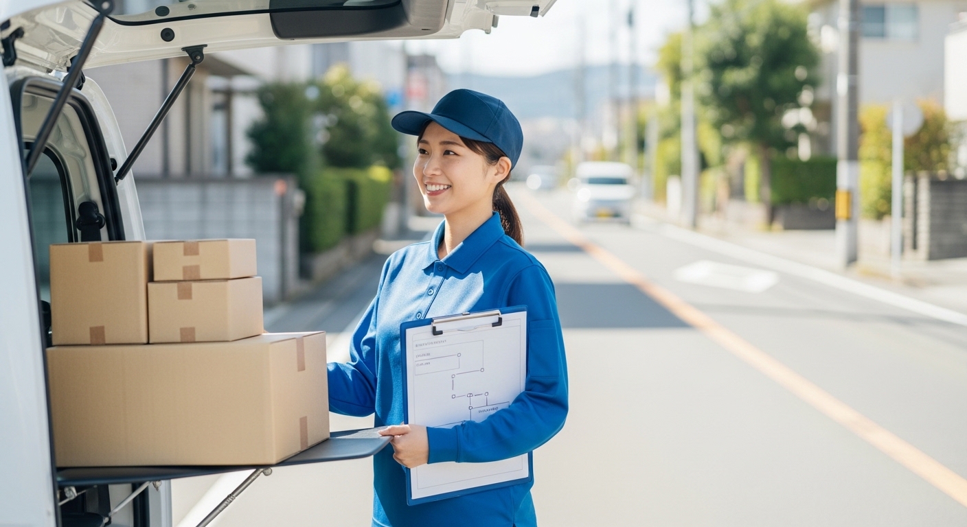 忙しすぎない！ゆとりのある配送ドライバー求人